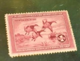 RW 2, 1935 Rare Migratory Bird Hunting Stamp, 2nd year