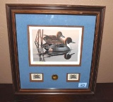 Federal Duck Hunting Stamp Litho, Ltd Ed, GOLDEN Edition, Artist Signed and Mint Stamps