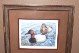 Canada Federal Duck Stamp Litho with Mint & Artist Signed Stamps, Golden Medallion, Ltd Ed 622/2070