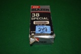 CCI Blazer .38 special, 158 gr. & 357 mag. Mixed Box of 50