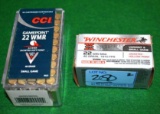 CCI Gamepoint .22 WMR and Winchester .22 Win Mag 50 per box