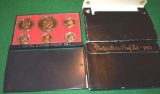 1975 US Proof Sets, Unc. in Original Plastic display case 1975-S Lincoln Cent, 1776-1976 Comm Coins