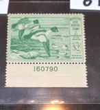 Rare, RW-16 1949-50 Bird Hunting Stamp, Dept. of Interior