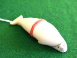 Inuit Carved Seal of Walrus Ivory, 3 inches long