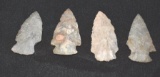Native Artifacts Arrowheads/ Spearpoints , Apx 3 in Tall found in Alaska
