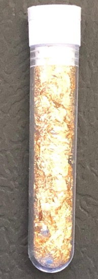 14-24 Karat Gold Flakes in tube