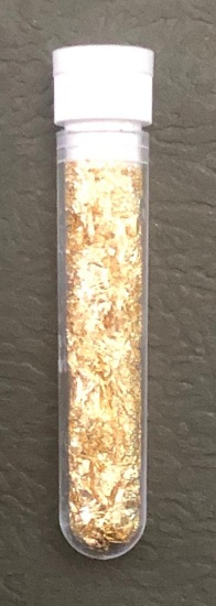 14-24 Karat Gold Flakes in tube