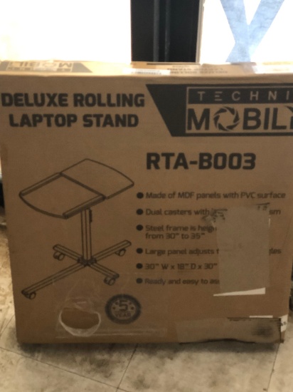 Deluxe Rolling Laptop Stand