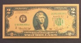 Federal Reserve Note: Gold in color