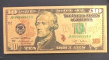 Federal Reserve Note: Gold in color