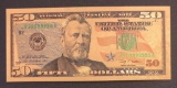 Federal Reserve Note: Gold in color