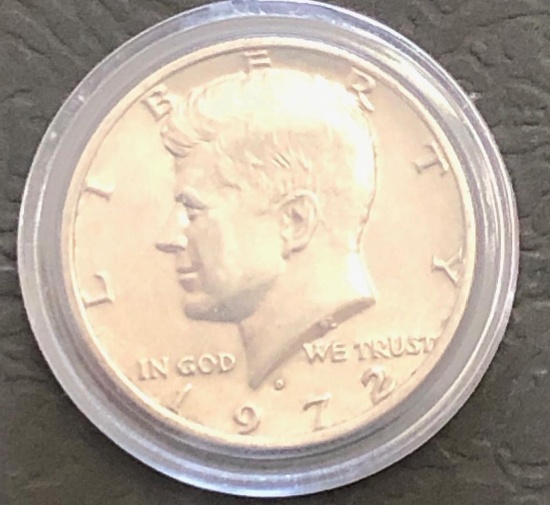 1972d Proof Kennedy Half Dollar