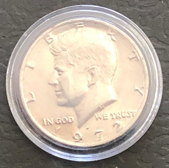 1972d Proof Kennedy Half Dollar