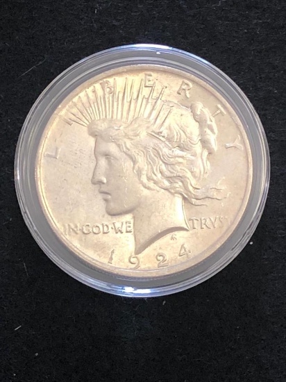 1924 Silver Peace Dollar