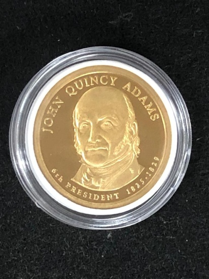 JOHN QUINCY ADAMS: PRESIDENTIAL $1 PROOF