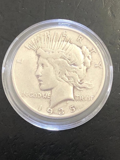 1935S Silver Peace Dollar