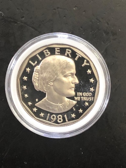 1981S Susan B Anthony Dollar