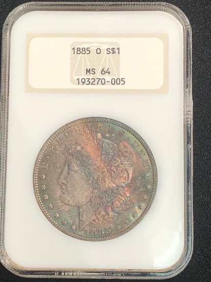 1885 O Morgan Dollar