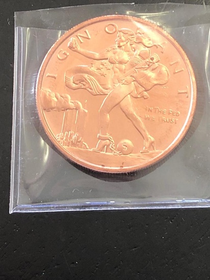 1 oz Pure Cop1 oz Pure Copper Noveltyper Novelty