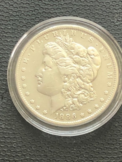 1886O Morgan Silver Dollar