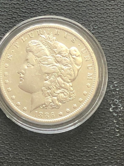 1886O Morgan Silver Dollar