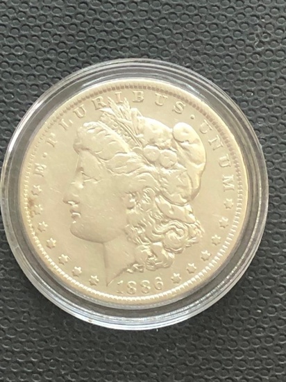 1886O Morgan Silver Dollar