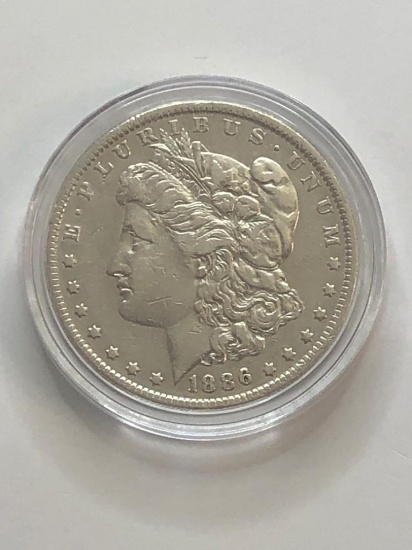 1886O Morgan Silver Dollar