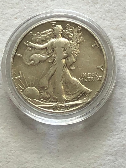 1937D Walking Liberty Half Dollar