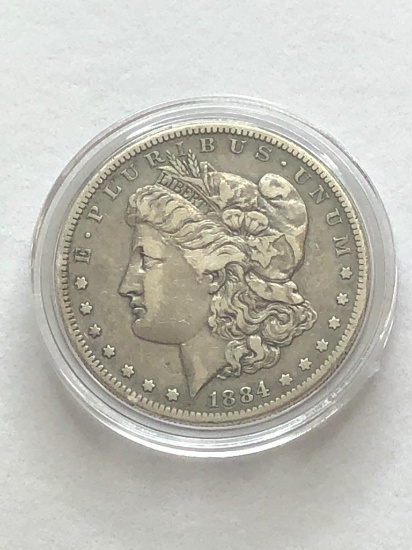 1884S Morgan Silver Dollar