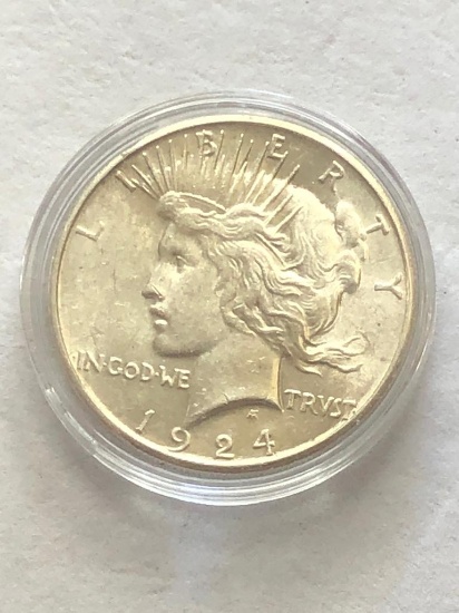 1924S Silver Peace Dollar