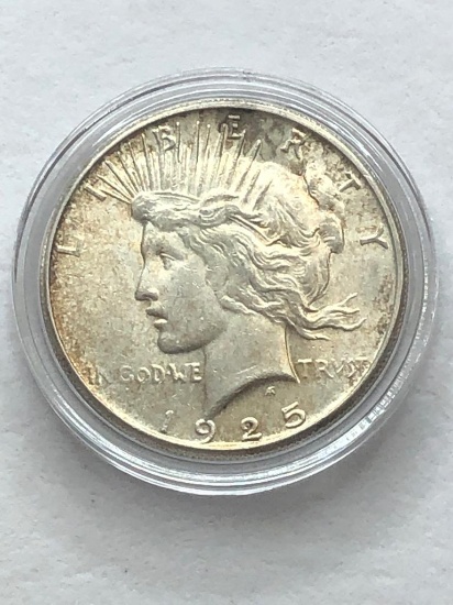 1925S Silver Peace Dollar