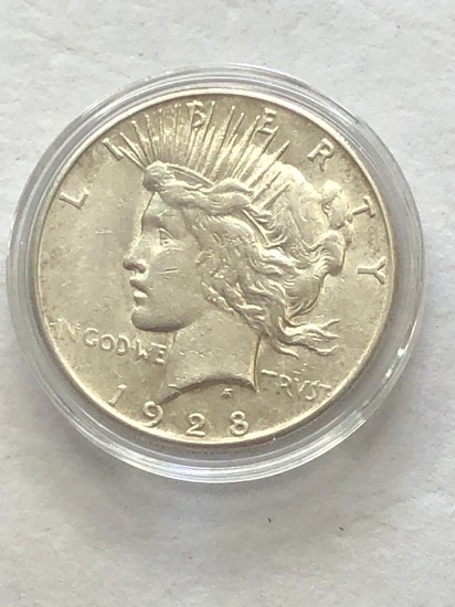 1928S Silver Peace Dollar