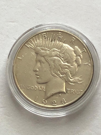 1928S Silver Peace Dollar