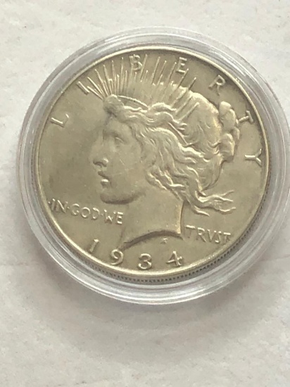 1934 Silver Peace Dollar