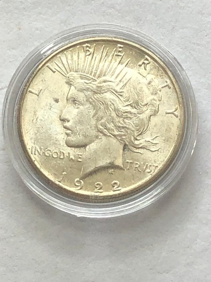 1922S Silver Peace Dollar