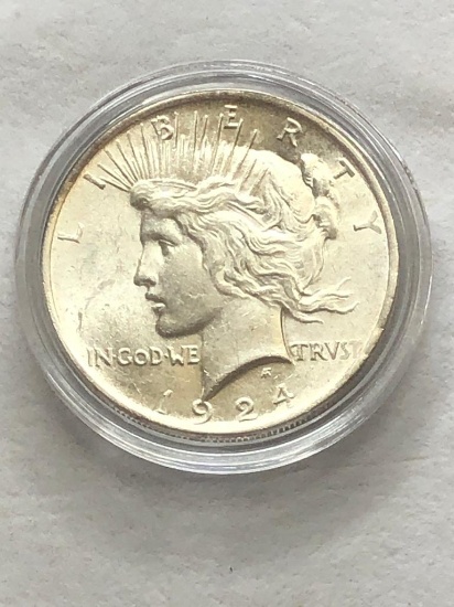 1924 Silver Peace Dollar