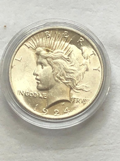 1924 Silver Peace Dollar