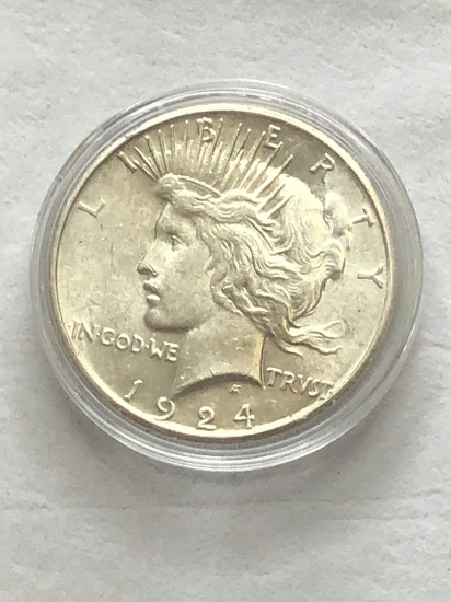 1924S Silver Peace Dollar