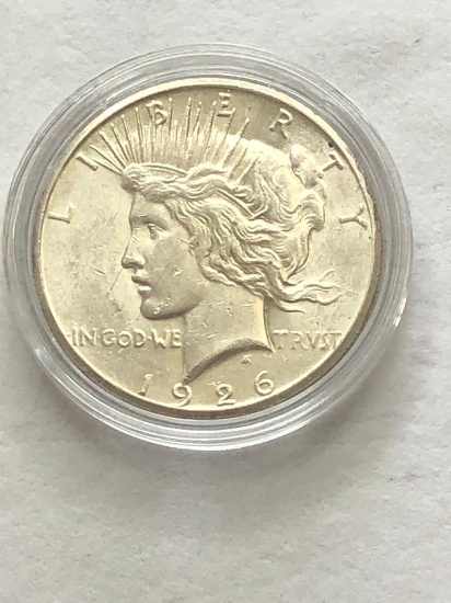 1926S Silver Peace Dollar