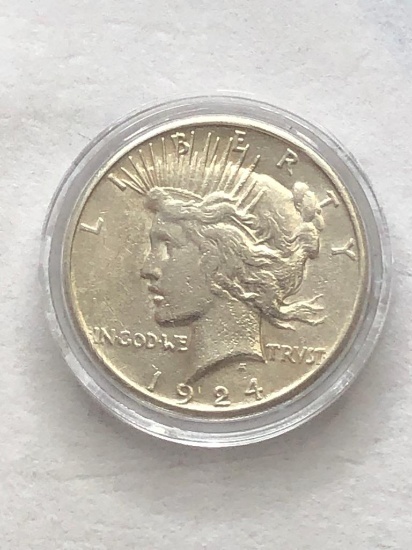 1924S Silver Peace Dollar