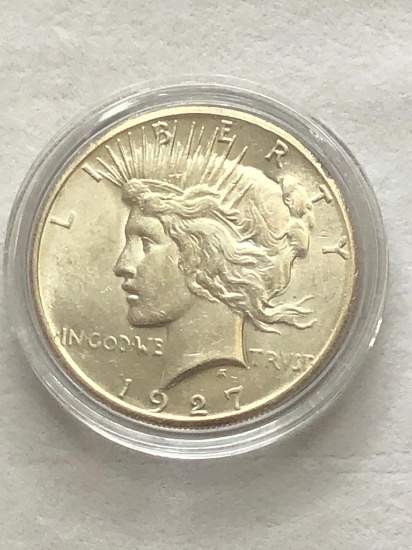 1927 Silver Peace Dollar