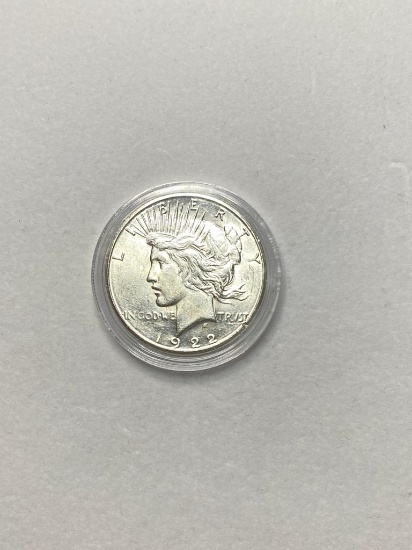 1922S Silver Peace Dollar