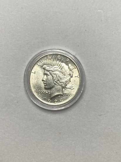 1924 Silver Peace Dollar