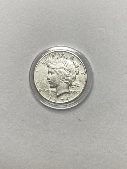 1924S Silver Peace Dollar
