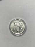 1927D Silver Peace Dollar