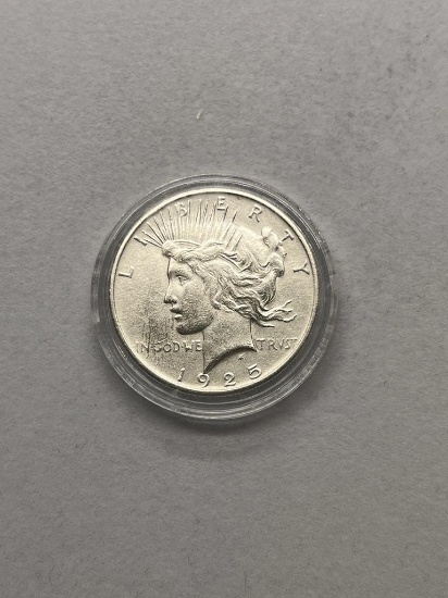 1925S Silver Peace Dollar