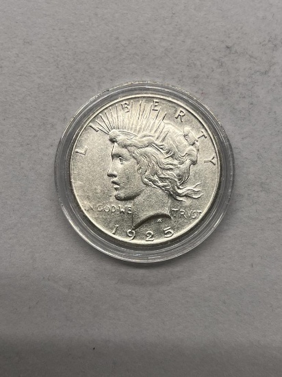 1925S Silver Peace Dollar