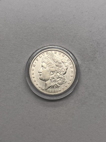 1886O Morgan Silver Dollar