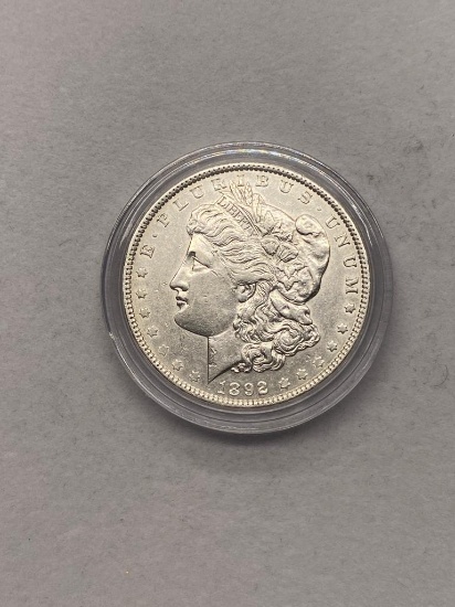 1892 Morgan Silver Dollar