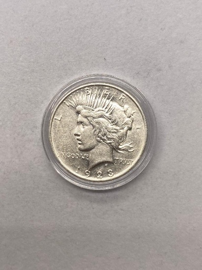 1923D Silver Peace Dollar